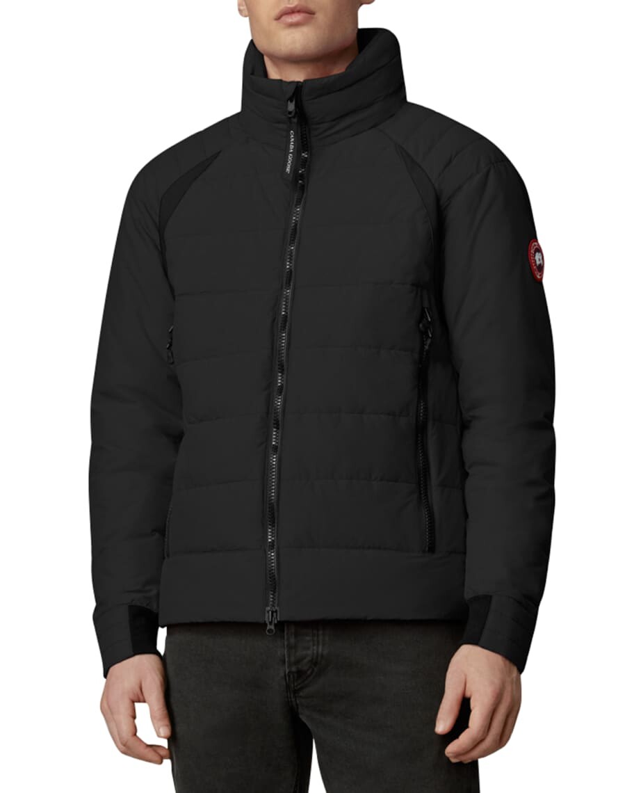 

Мужская обновленная стеганая пуховая куртка HyBridge Base Canada Goose, Черный