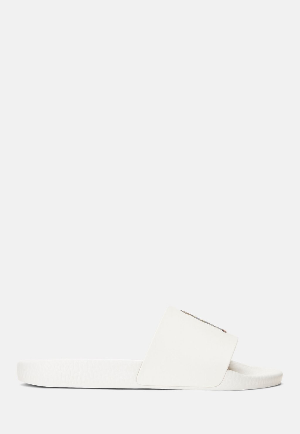 

Шлепанцы SLIDE Polo Ralph Lauren, цвет deckwash white