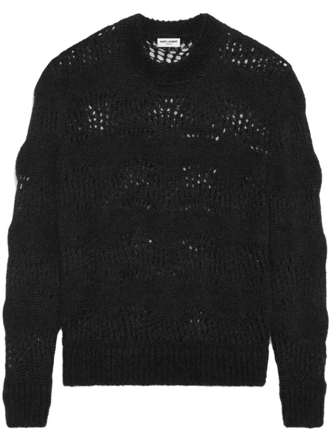 

Saint Laurent джемпер рыхлой вязки, черный