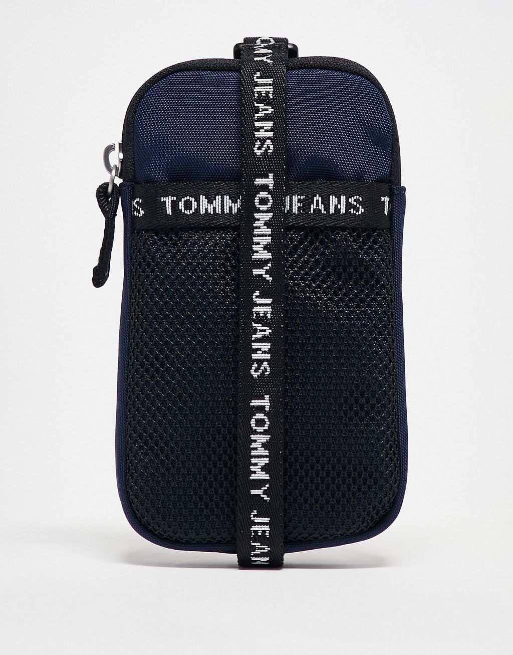 цена Черная сумка для телефона с логотипом Tommy Jeans Essential Tape