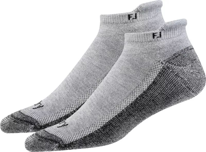 Мужские носки для гольфа FootJoy ProDry Roll Tab — 2 шт., серый