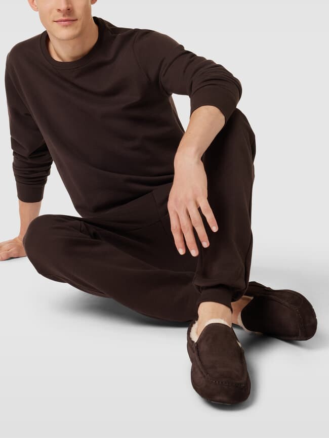 

Кожаные мокасины UGG, темно-коричневый