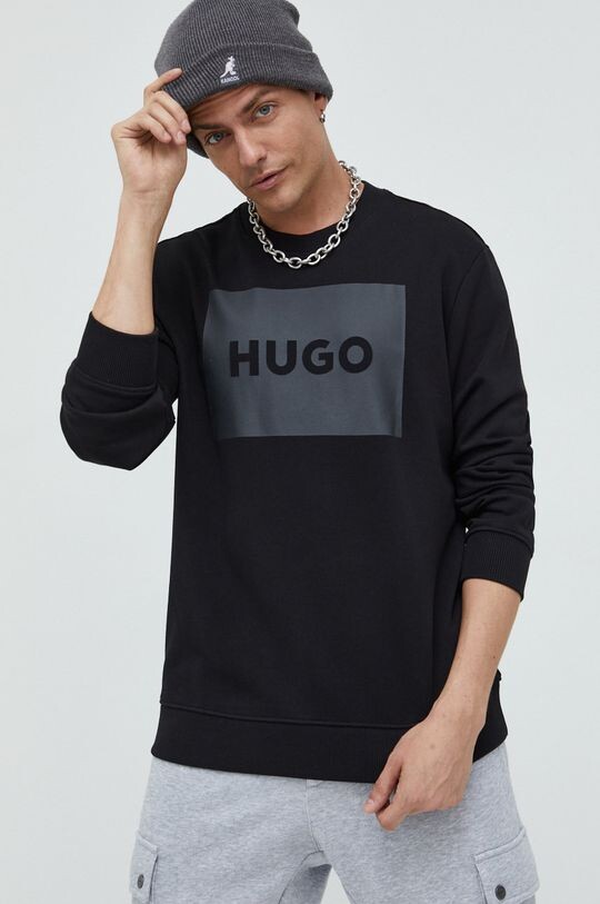 

Толстовка HUGO из хлопка Hugo, черный
