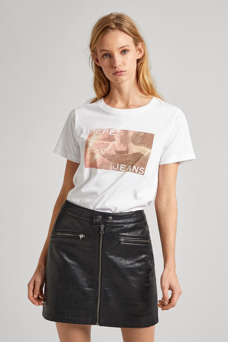 

Футболка с логотипом Pepe Jeans London, белый
