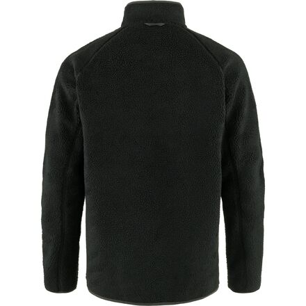 куртка anglan fluffy color fleece jacket размер one size голубой серый Флисовая куртка Vardag Pile мужская Fjallraven, черный/темно-серый