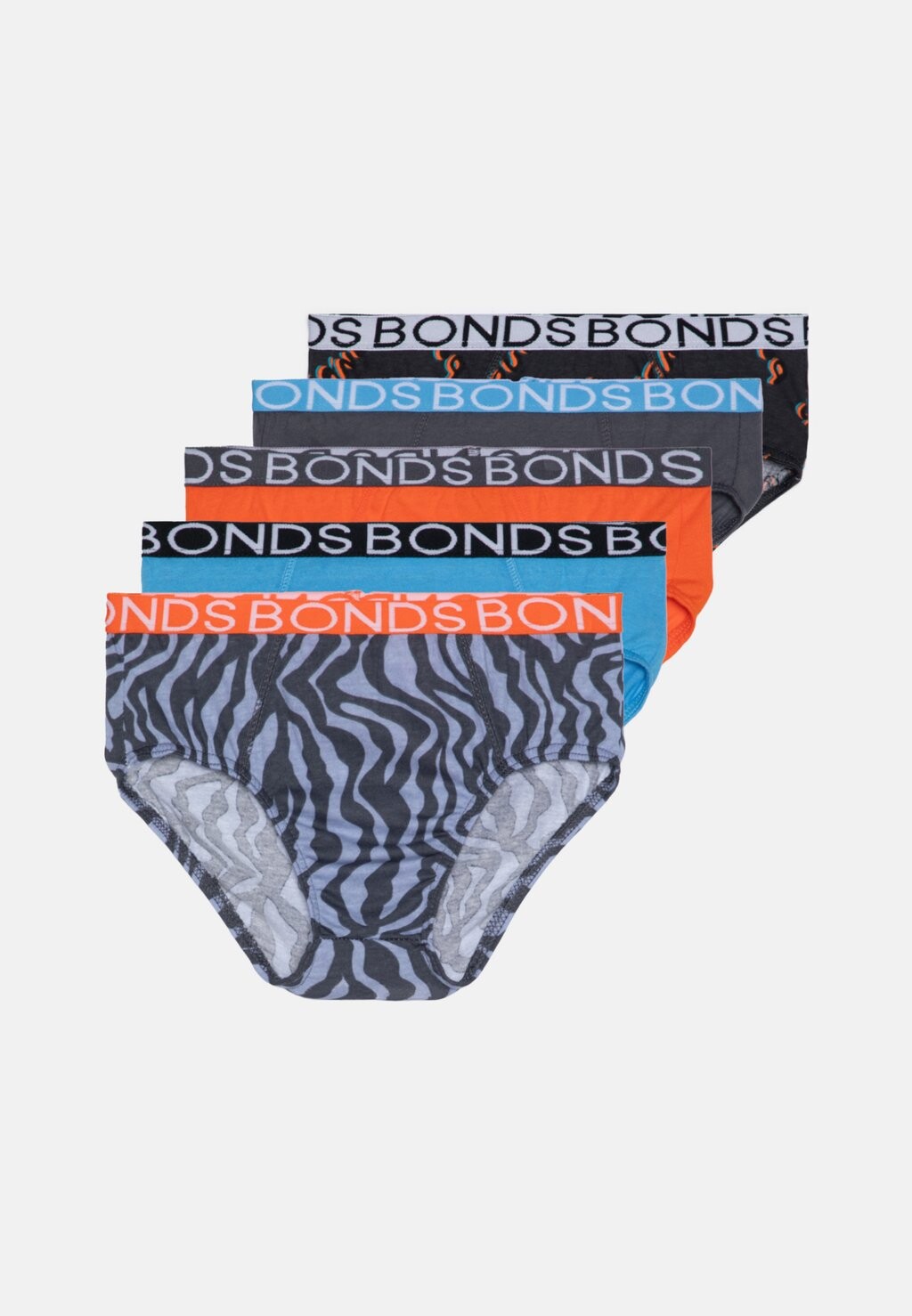 

Трусы BRIEF 5 PACK Bonds, цвет blue/red/grey