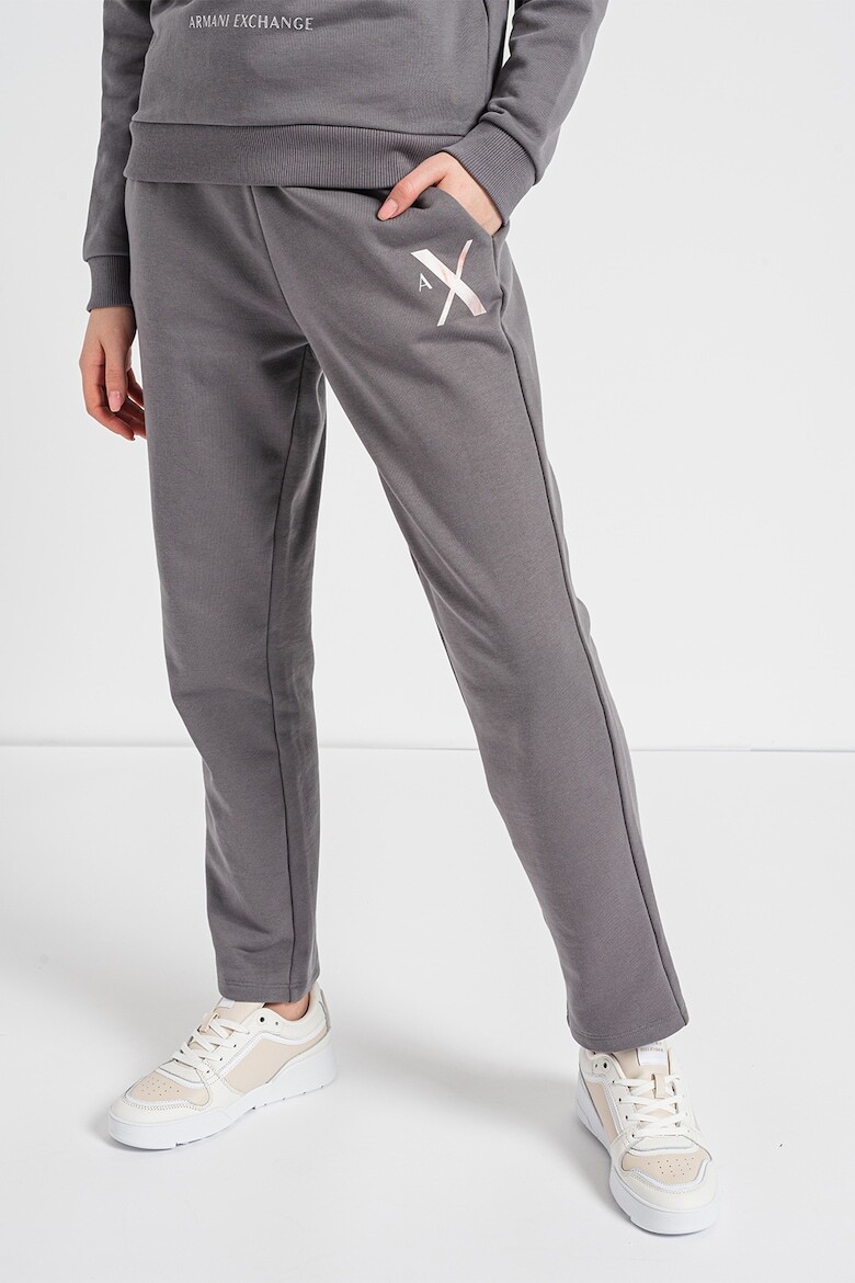 

Спортивные брюки с регулируемой талией Armani Exchange, серый