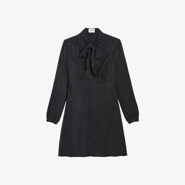 

Жаккардовое платье мини Regina с логотипом Claudie Pierlot, цвет divers