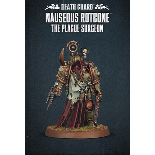 

Миниатюра Games Workshop Warhammer 40K: Death Guard - Nauseous Rotbone the Plague Surgeon