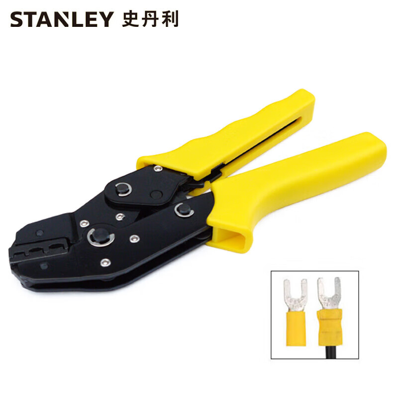 STANLEY Stanley Мощные клещи для обжима клемм 0,75-6 мм2 1 комплект (всего 2 шт.) 84-850-22