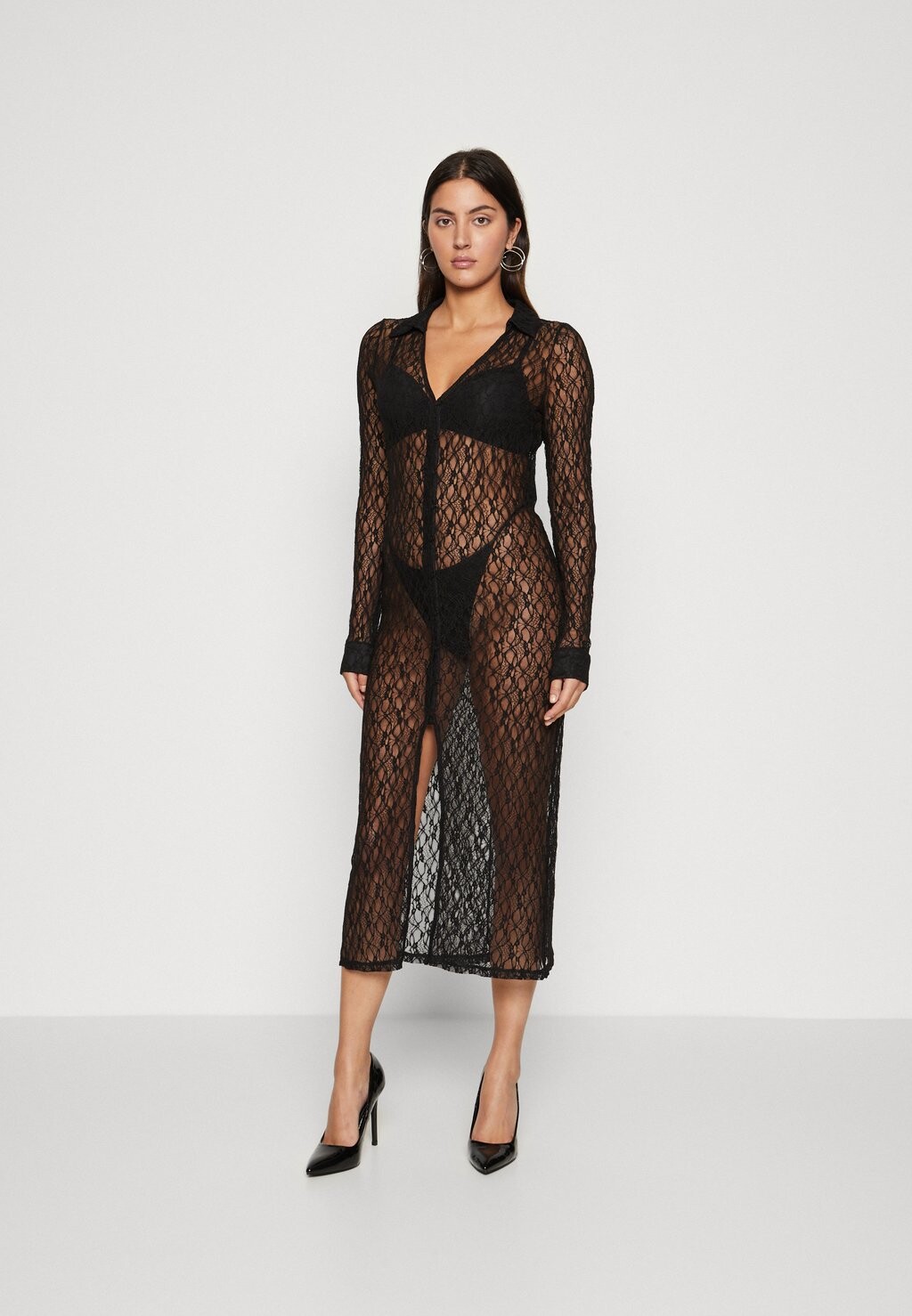

Элегантное платье Onlhelena Shirt Dress ONLY, черный