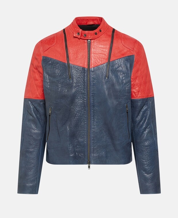 

Кожаный пиджак Zadig&Voltaire, темно-синий
