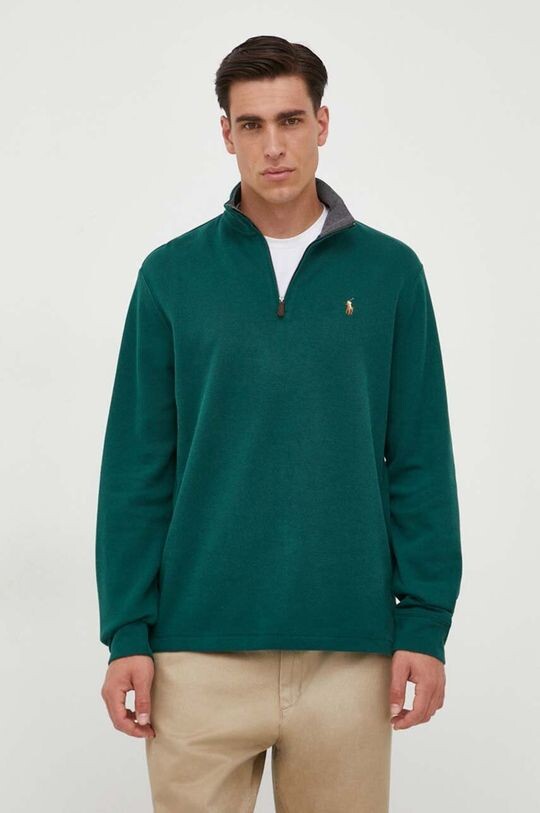 

Хлопковый свитер Polo Ralph Lauren, зеленый