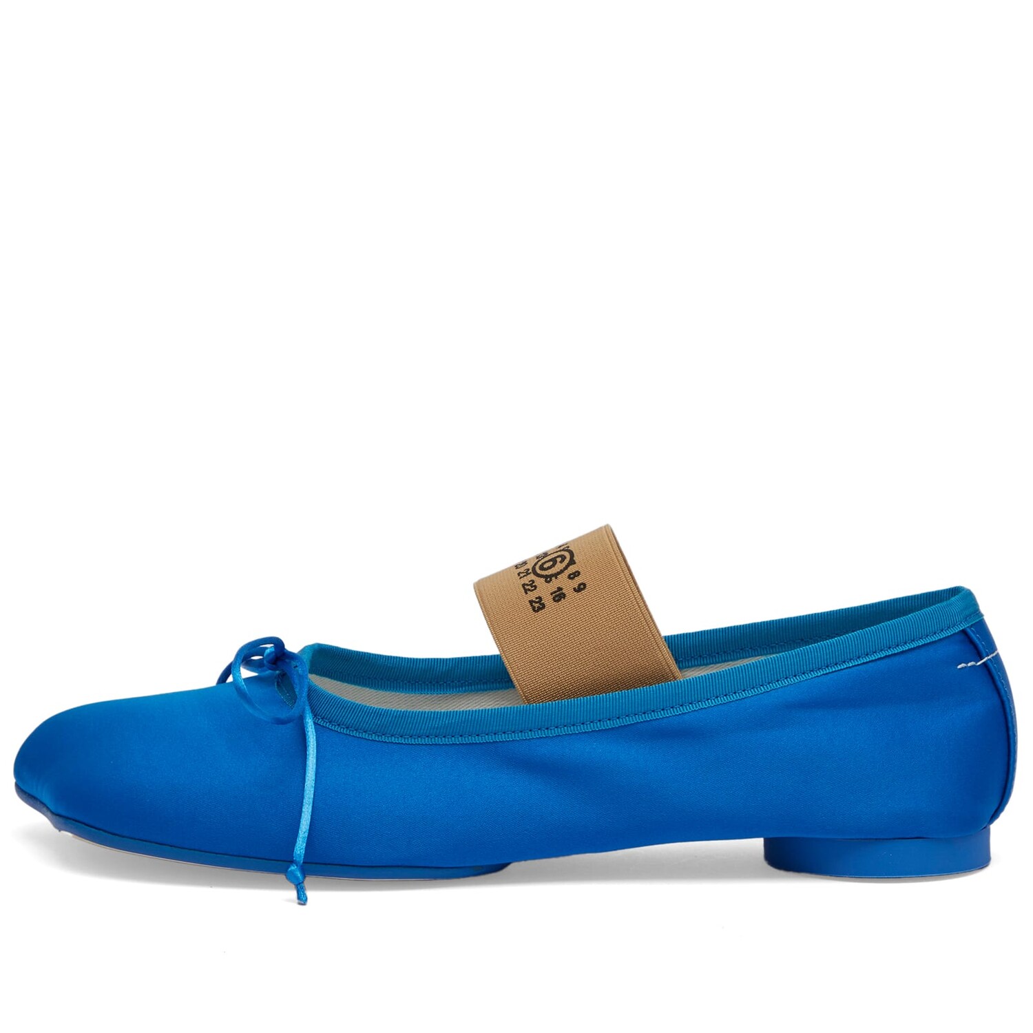 

Туфли Mm6 Maison Margiela Ballet Shoe, цвет Campanula