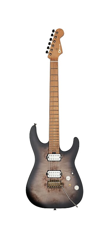 

Электрогитара Charvel Pro-Mod DK24 HH 2PT CM Electric Guitar, with Maple Fingerboard, Transparent Black Burst