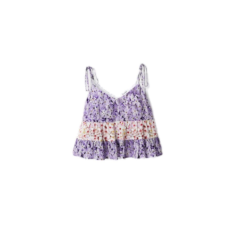 

Блузка Desigual Spring, фиолетовый