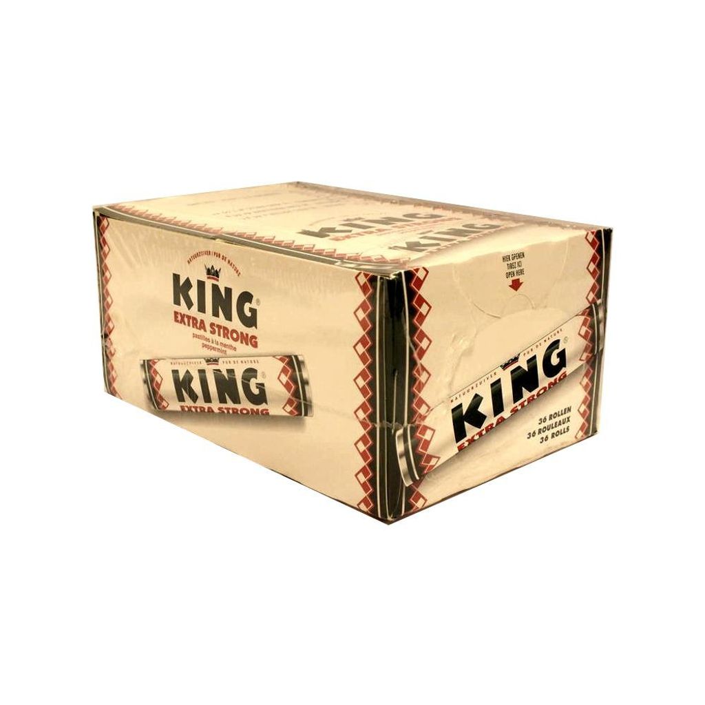 

King Extra Strong Mints 36 булочек (мятные булочки) Cloetta