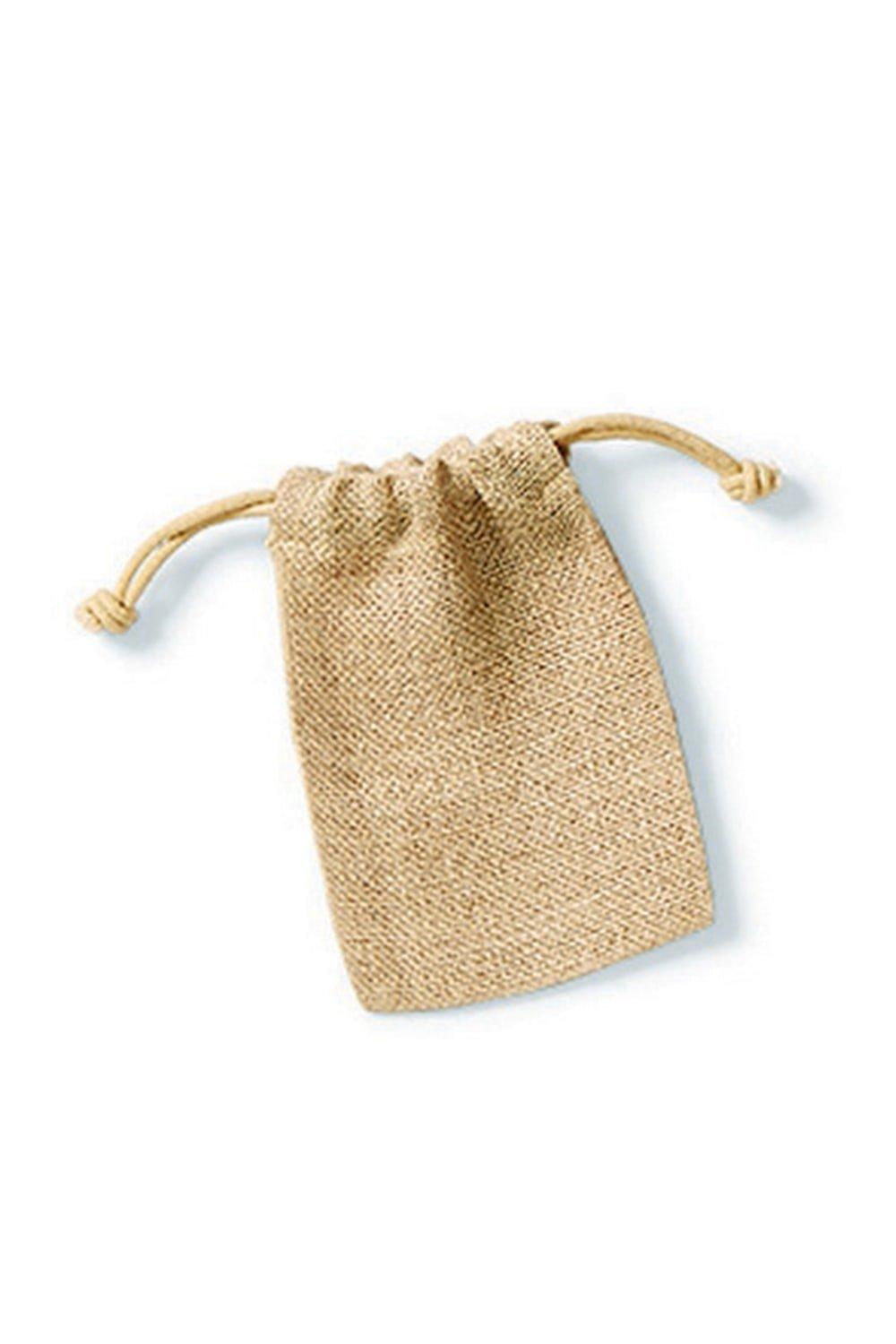 Простая сумка для вещей с застежкой из джутовой веревки Westford Mill, обнаженная набор для вышивания новогодняя по рисунку в кирдий 25 х 20 см марья искусница 15 001 09