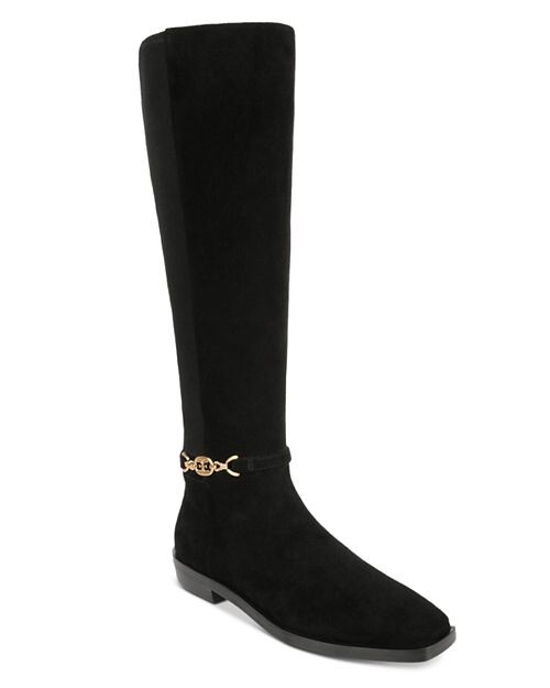 

Женские высокие ботинки Clive с квадратным носком и широкими икрами Sam Edelman, цвет Black