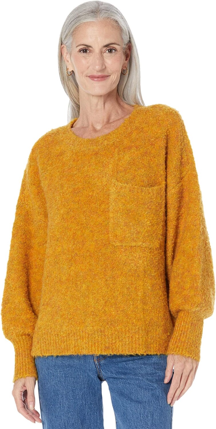 

Свитер Bocle Crew with Chest Pocket Vince Camuto, цвет Dark Amber
