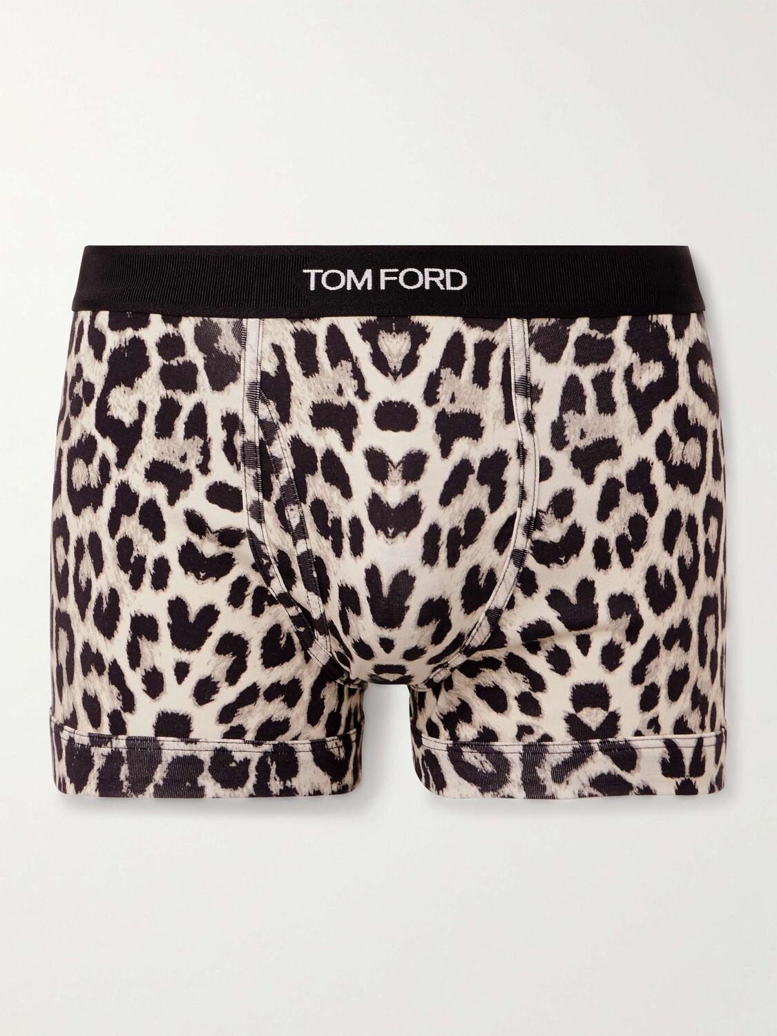

Боксеры из эластичного хлопка с леопардовым принтом TOM FORD, коричневый