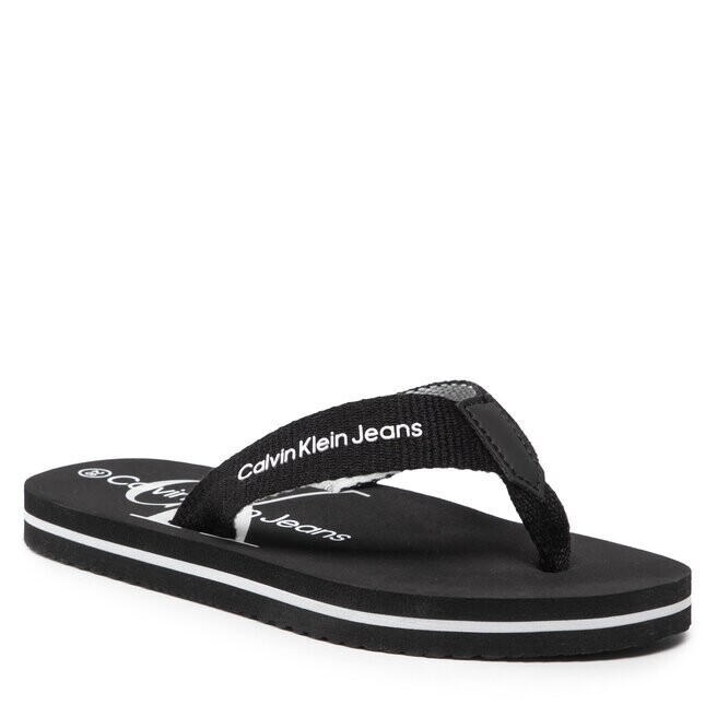 

Шлепанцы Calvin Klein Jeans LogoPrint Flip, черный