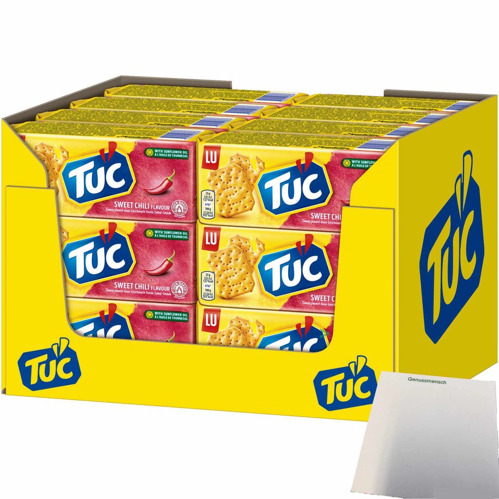 

TUC Cracker Sweet Chili приправа соленое печенье, упаковка 24x100 г + блок usy