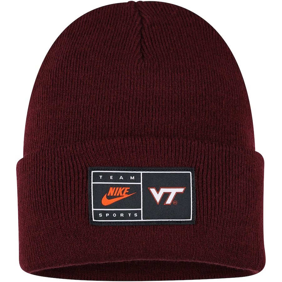 

Шапка Nike Virginia Tech Hokies, бордовый