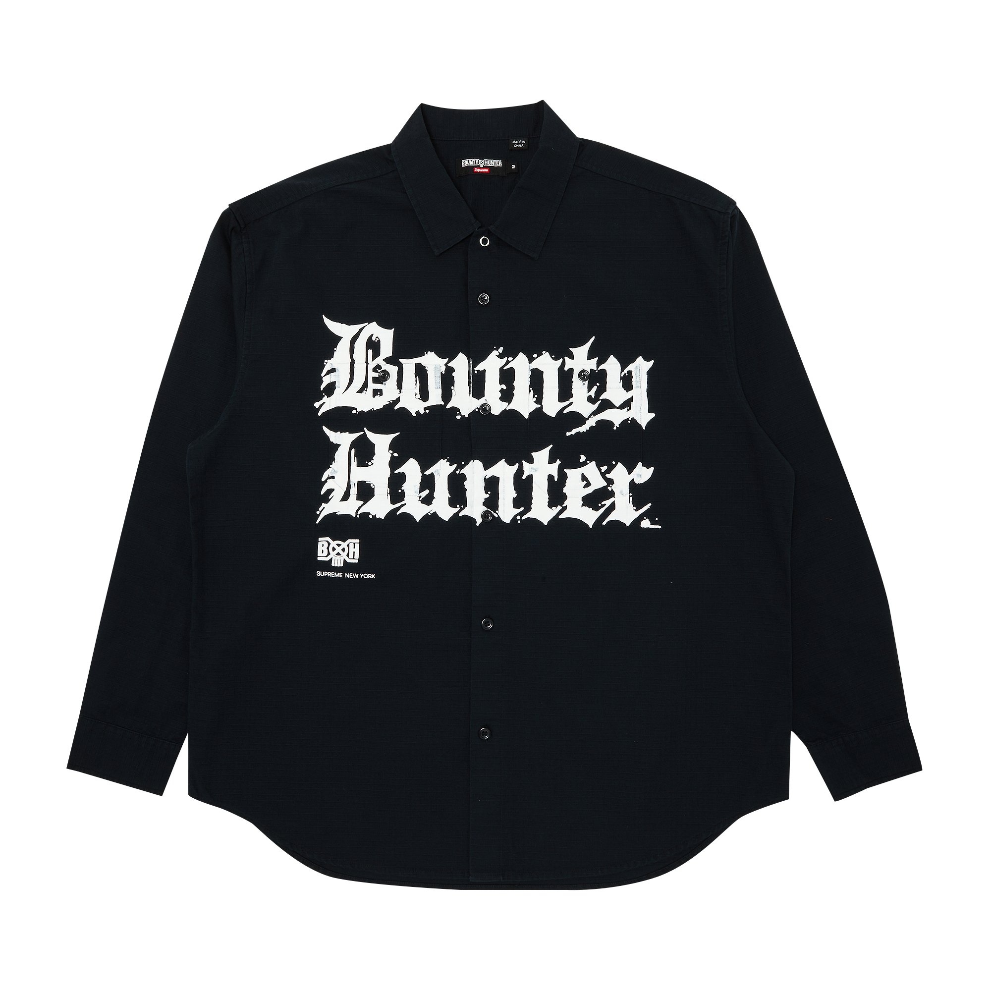 Рубашка Ripstop Supreme x Bounty Hunter, черная джерси supreme x bounty hunter mesh moto black черный