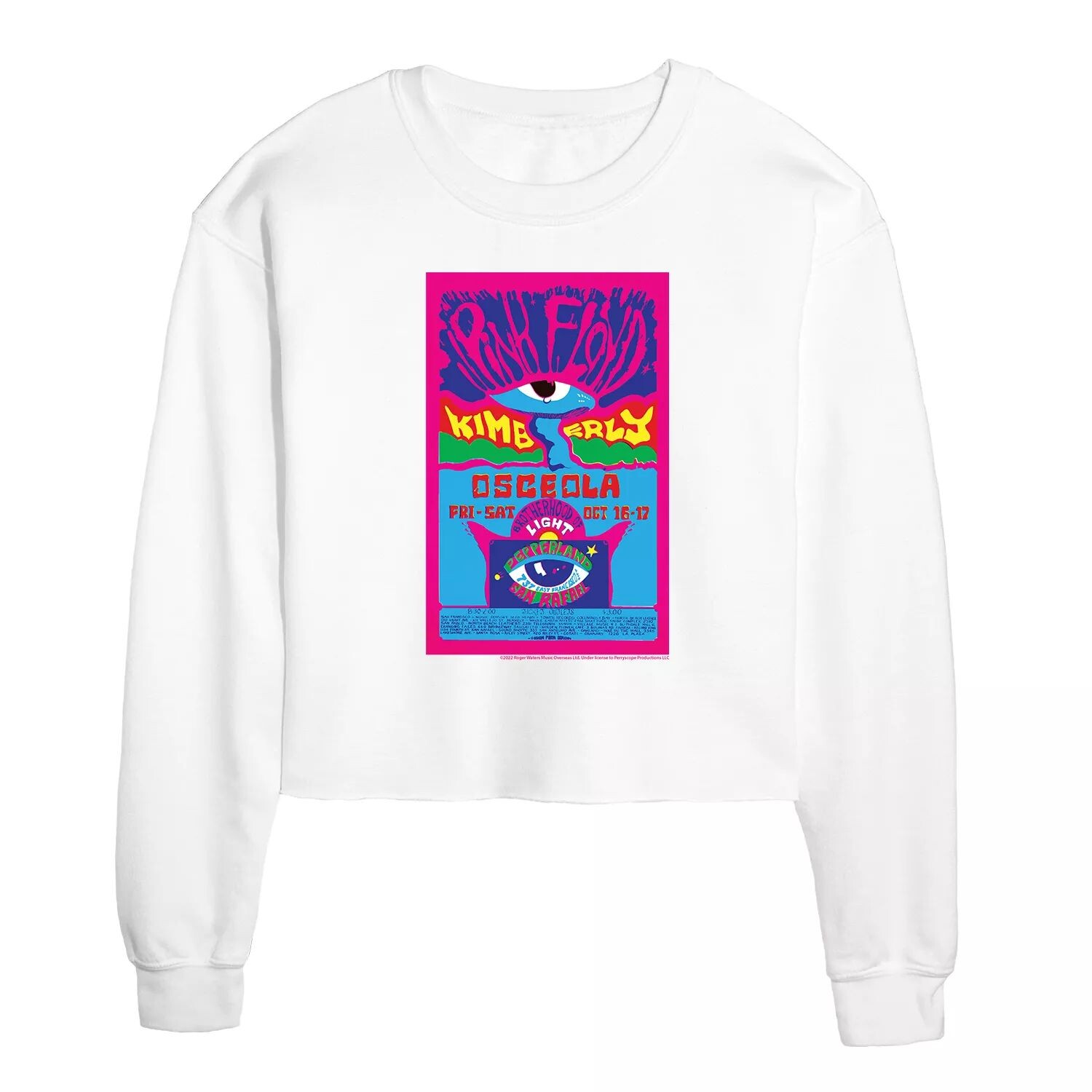 

Укороченный свитшот Pink Floyd Pepperland для юниоров Licensed Character