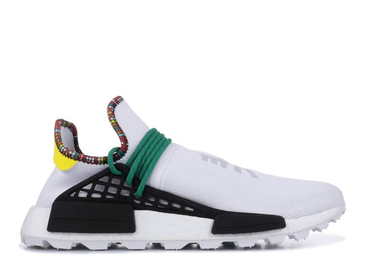 

Кроссовки Adidas PHARRELL X NMD HUMAN RACE 'INSPIRATION PACK', белый, Белый;серый