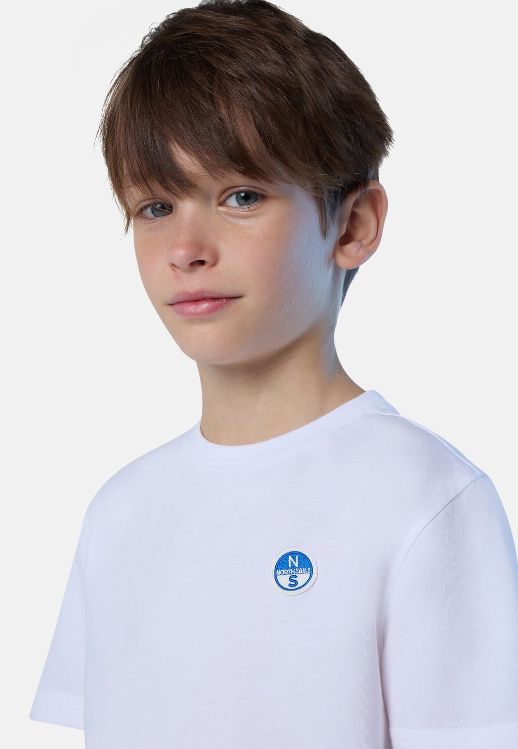 

Футболка базовая Mit Logo-Aufnäher North Sails, белая