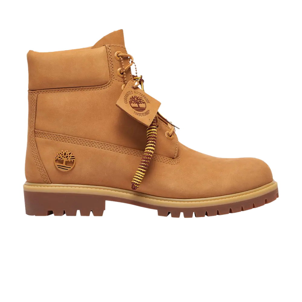 

6-дюймовые водонепроницаемые ботинки премиум-класса Timberland, желто-коричневый
