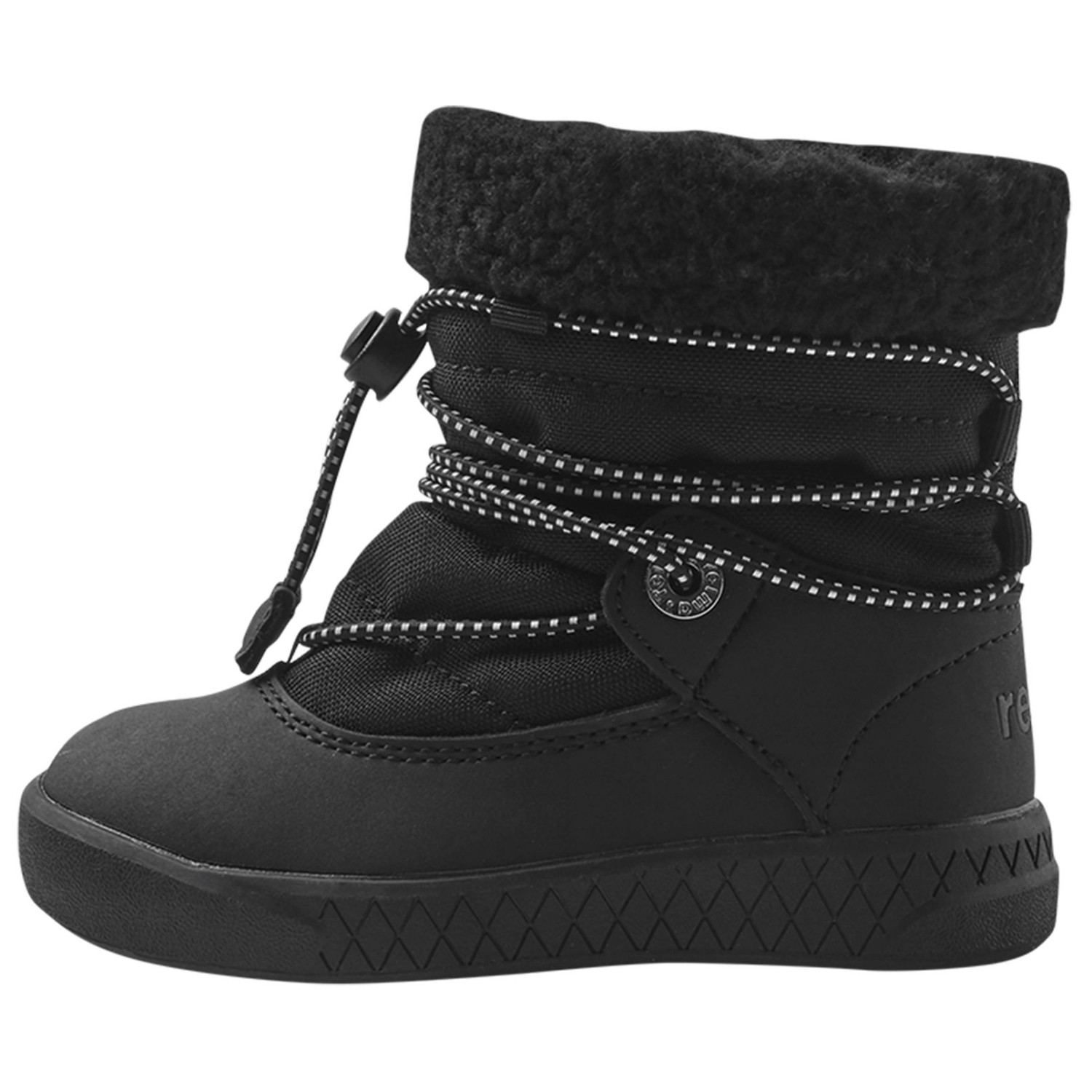 сапоги reima черный Зимние ботинки Reima Kid's Winter Boots Lumipallo, черный