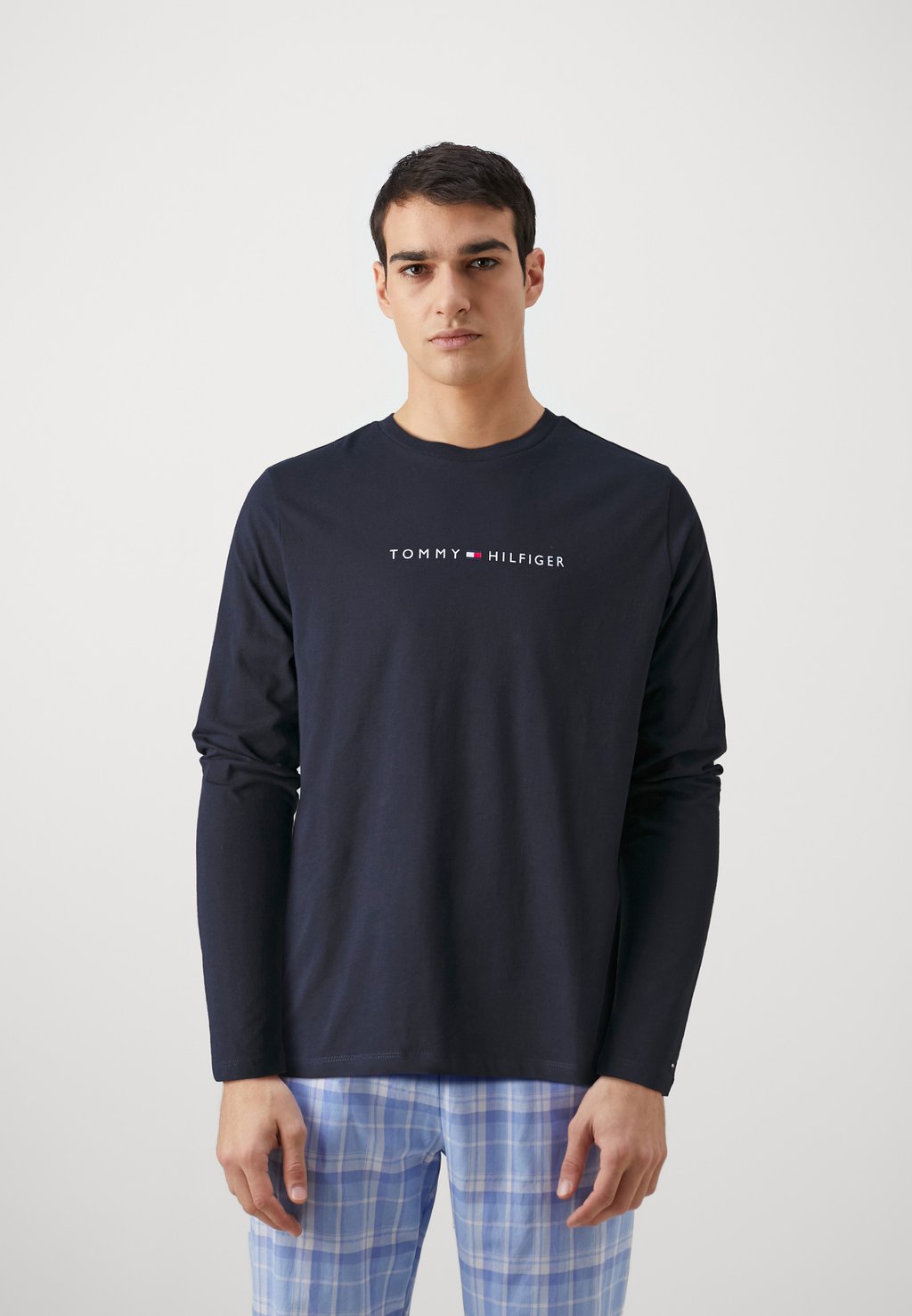 

Пижамный топ LS TEE Tommy Hilfiger, темно-синий