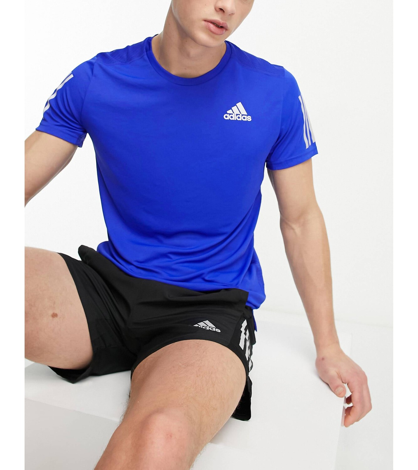 

Синяя футболка adidas Running Own The Run adidas performance