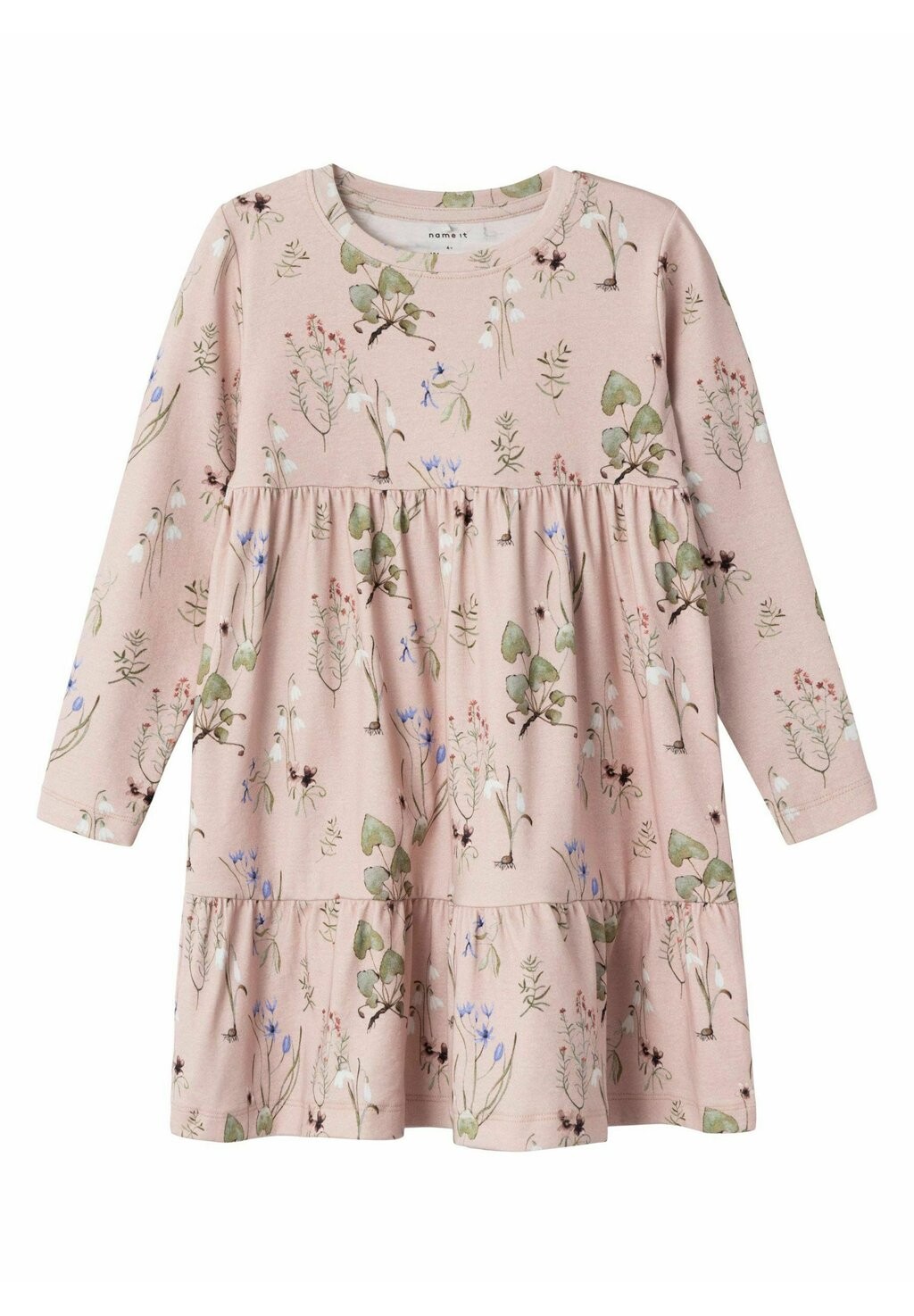 

Трикотажное платье Print Name it, цвет sepia rose