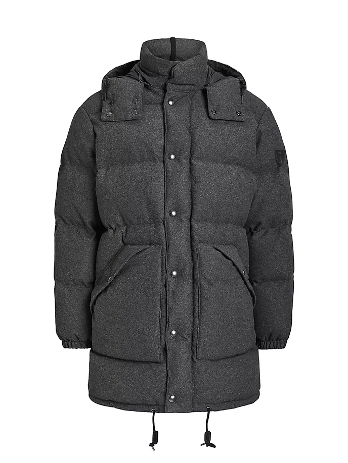 

Пуховое пальто Boulder Polo Ralph Lauren, серый