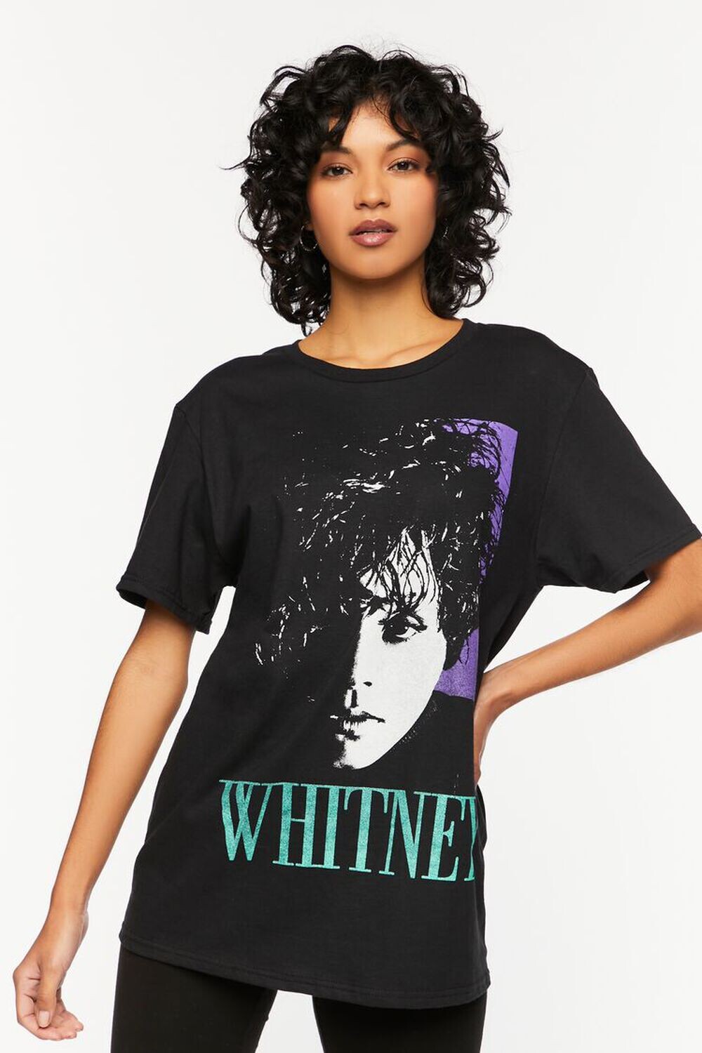 

Футболка Whitney с рисунком Forever 21, черный