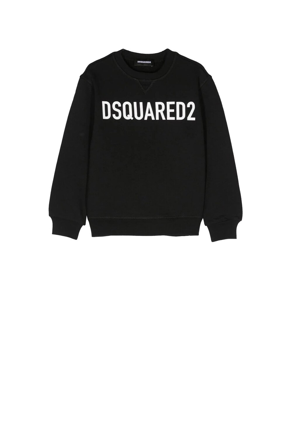 

Детский свитшот унисекс с черным логотипом спереди Dsquared