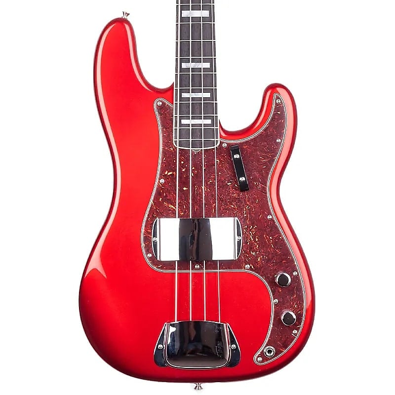 

Басс гитара Fender Custom Shop P JAZZ BASS Antiqued Candy Apple Red New Old Stock finish - Rosewood fret board - Painted Head stock - 9.0 pounds - R125182