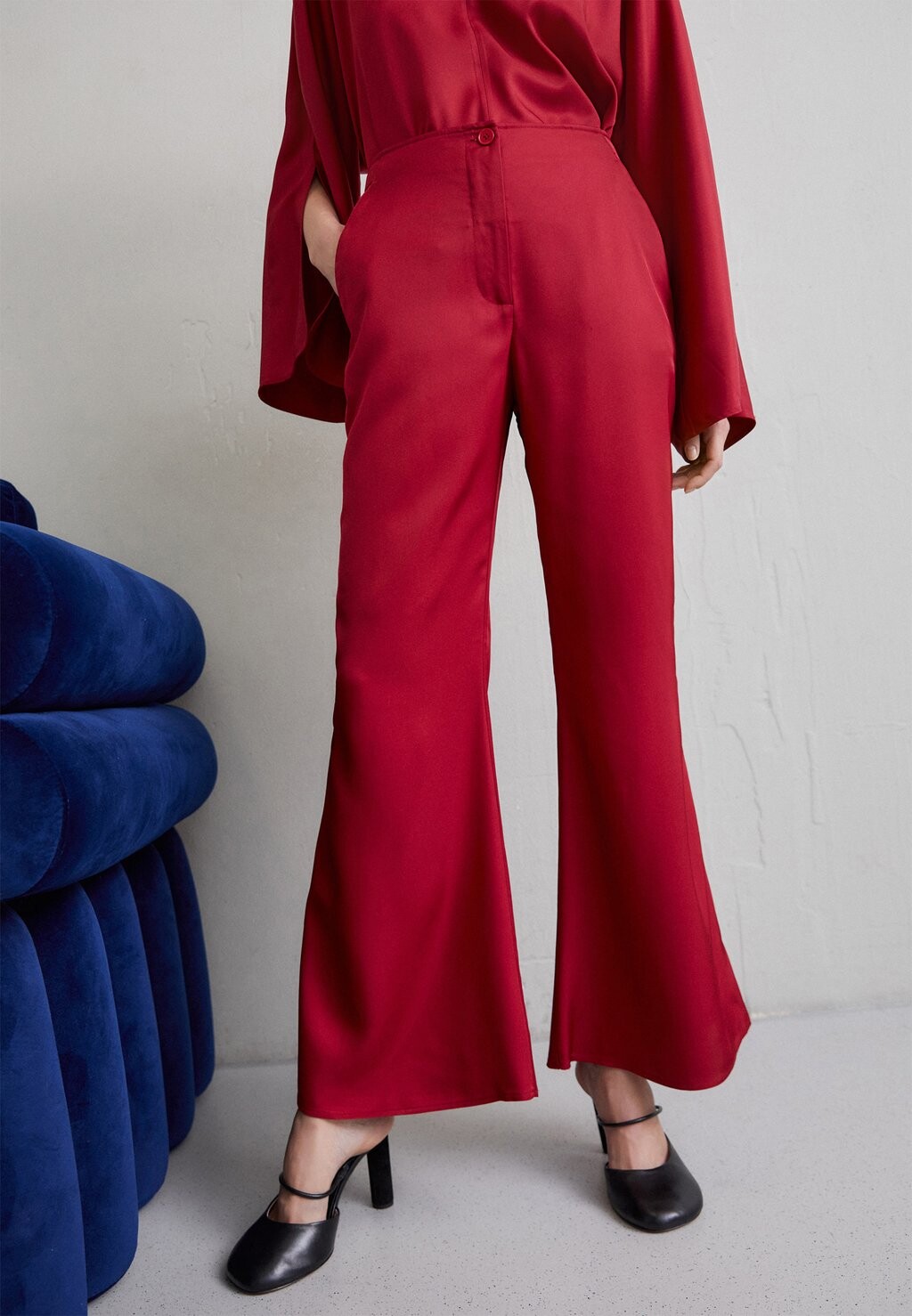 

Брюки Amores By Malene Birger, цвет jester red