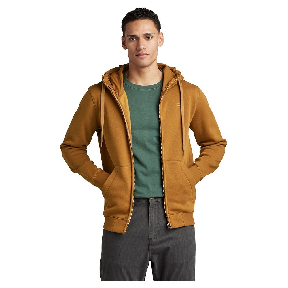 

Толстовка G-Star Premium Core Full Zip, коричневый