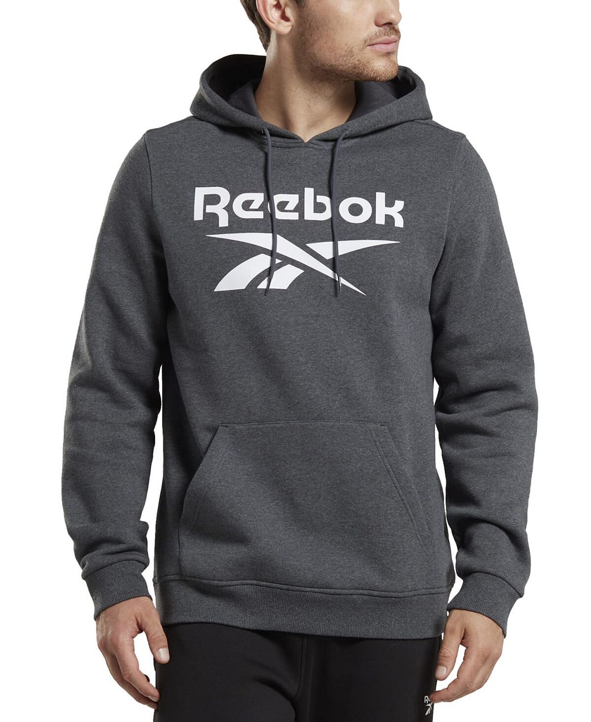 

Мужская флисовая толстовка классического кроя с логотипом Identity Reebok
