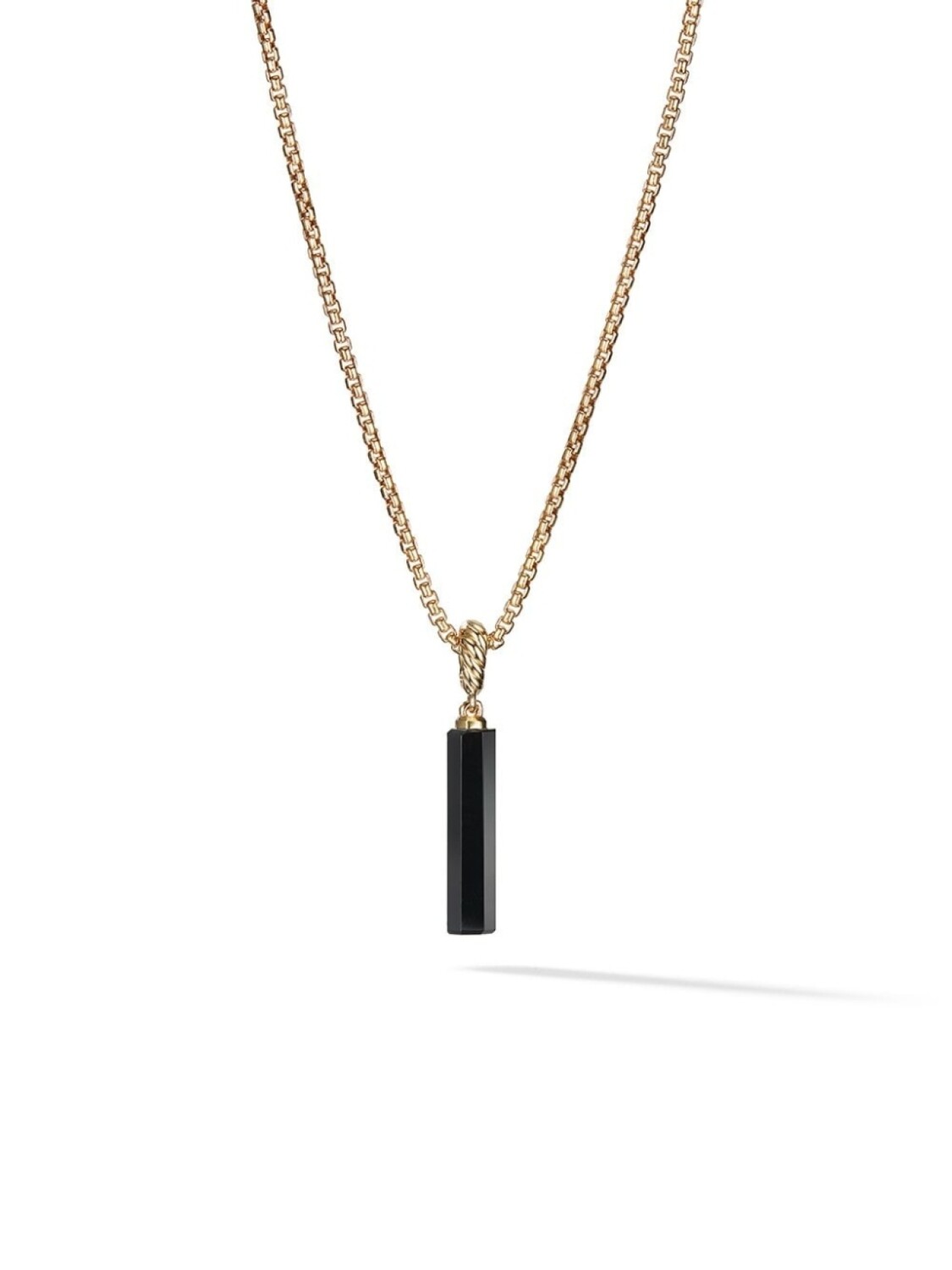 

Подвеска Amulets из желтого золота с ониксом David Yurman, золотой