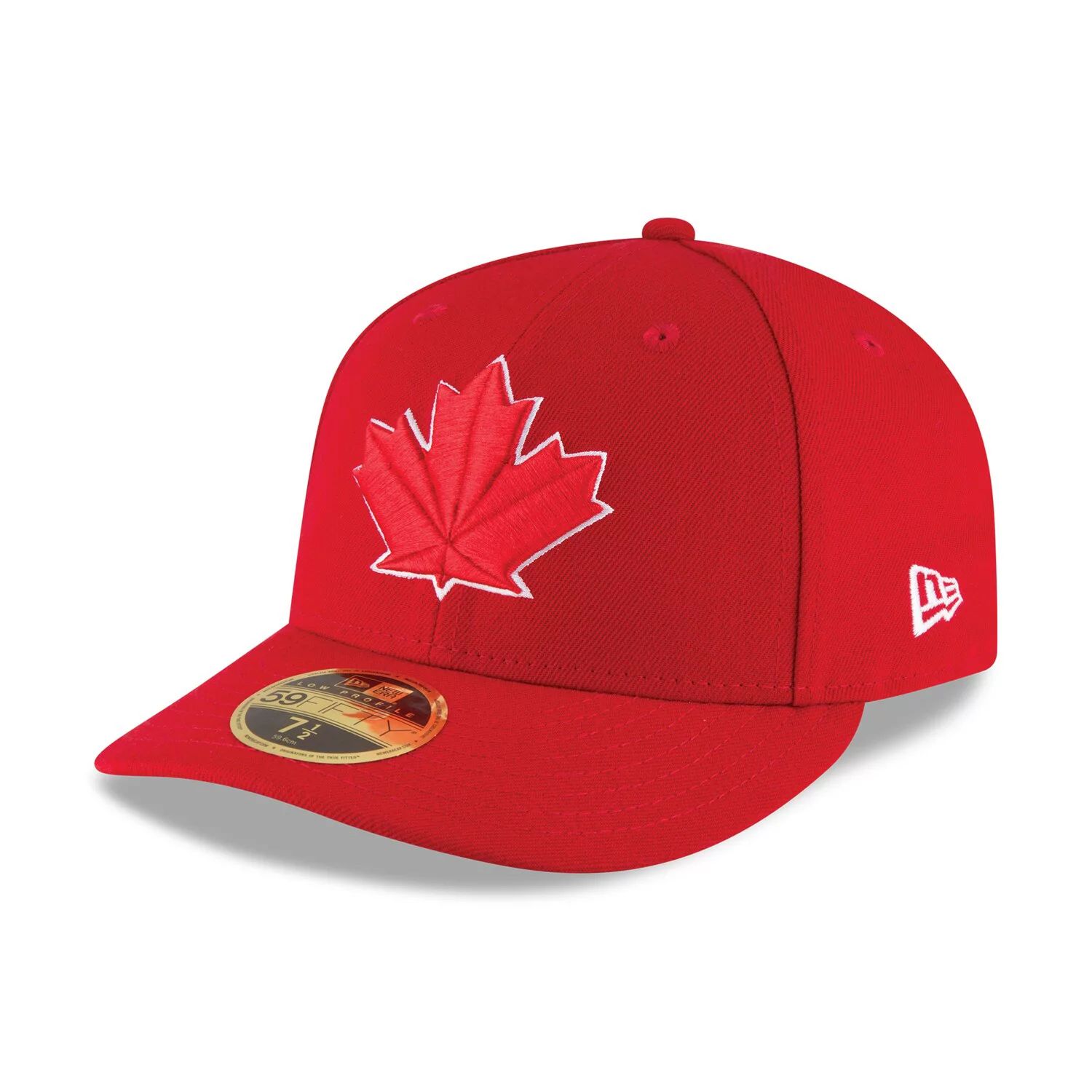 цена Мужская бейсболка New Era Scarlet Toronto Blue Jays 2017, аутентичная коллекция для поля, низкопрофильная 59FIFTY, приталенная шляпа
