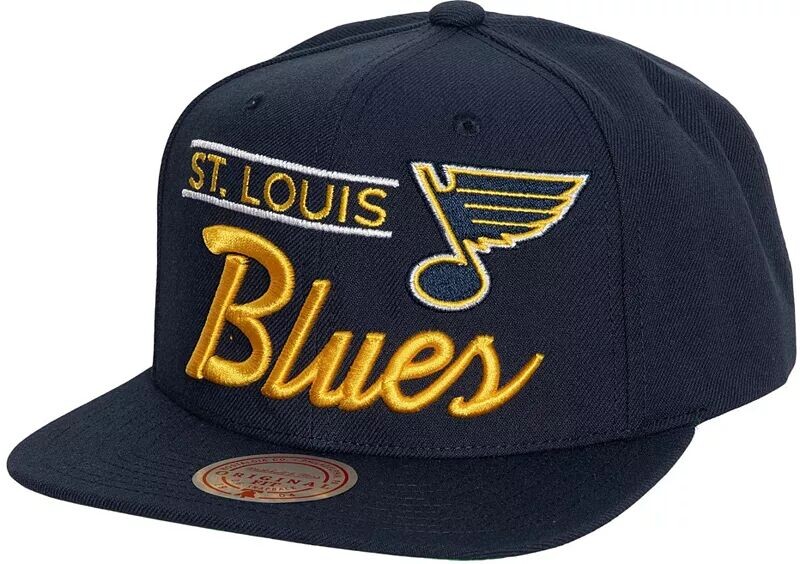 

Mitchell & Ness St. Louis Blues '22–23 Special Edition Регулируемая шляпа Snapback с застежкой