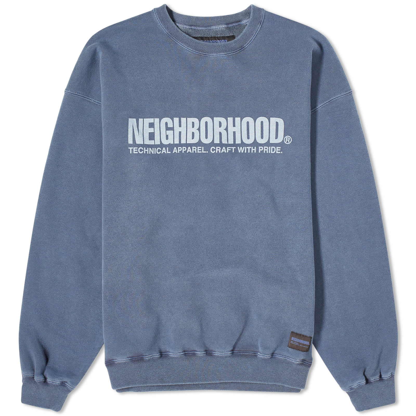 

Свитер Neighborhood Pigment Dyed Crew, темно-синий