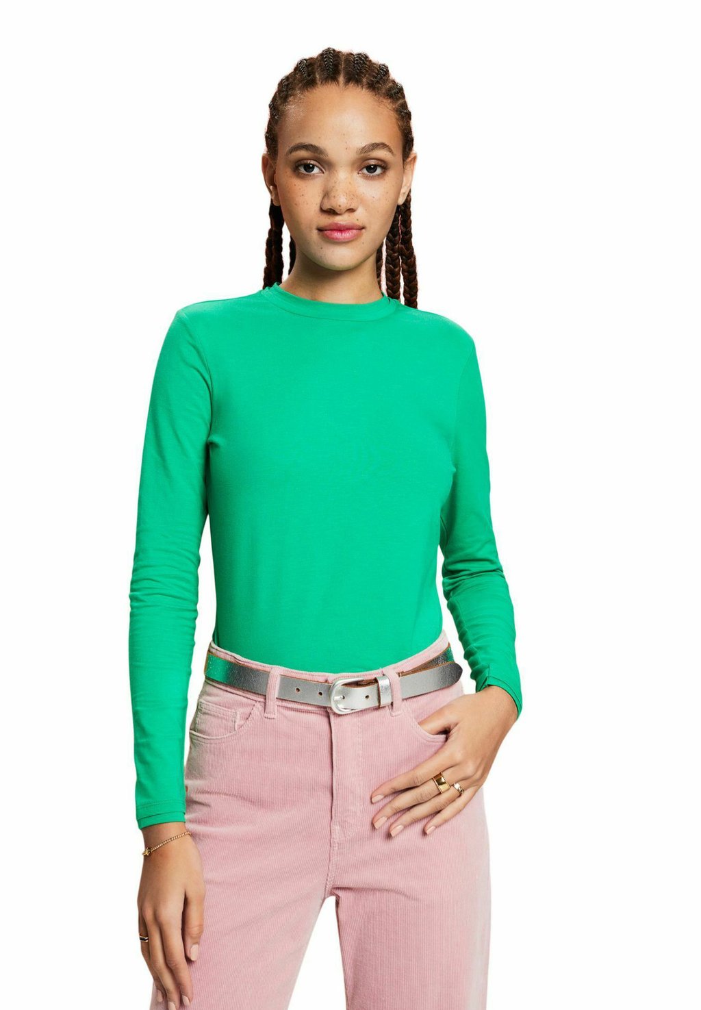 цена Рубашка с длинным рукавом Esprit, цвет green