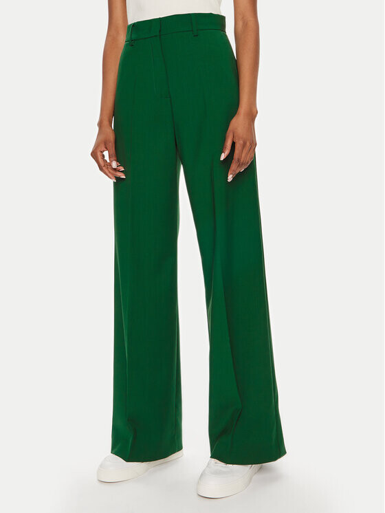 

Тканевые брюки стандартного кроя Weekend Max Mara, зеленый